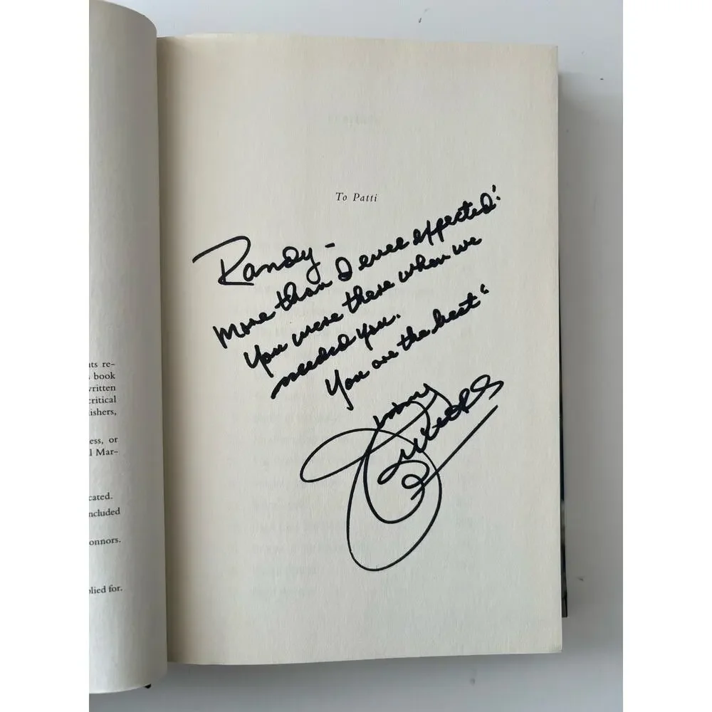 Jimmy Connors The Outsider SIGNED Autographed Personalized HB DJ Tennis 2013